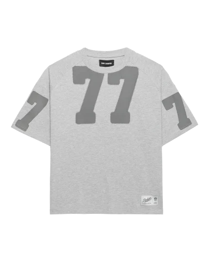 7EVENTY 7EVEN Raglan T Shirt Grey Melange (5)