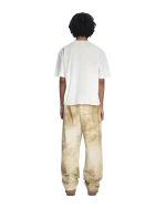 Low Lights  7Circular T Shirt Creme Dirty Wash (1)