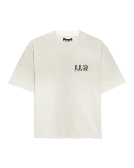 Low Lights  7Circular T Shirt Creme Dirty Wash (4)