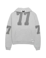 Low Lights 7EVENTY 7EVEN Raglan Hoodie Grey Melange (4)