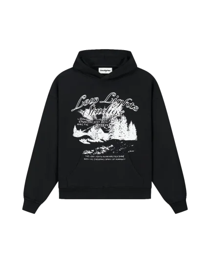 Low Lights Arctic Breeze Hoodie Black