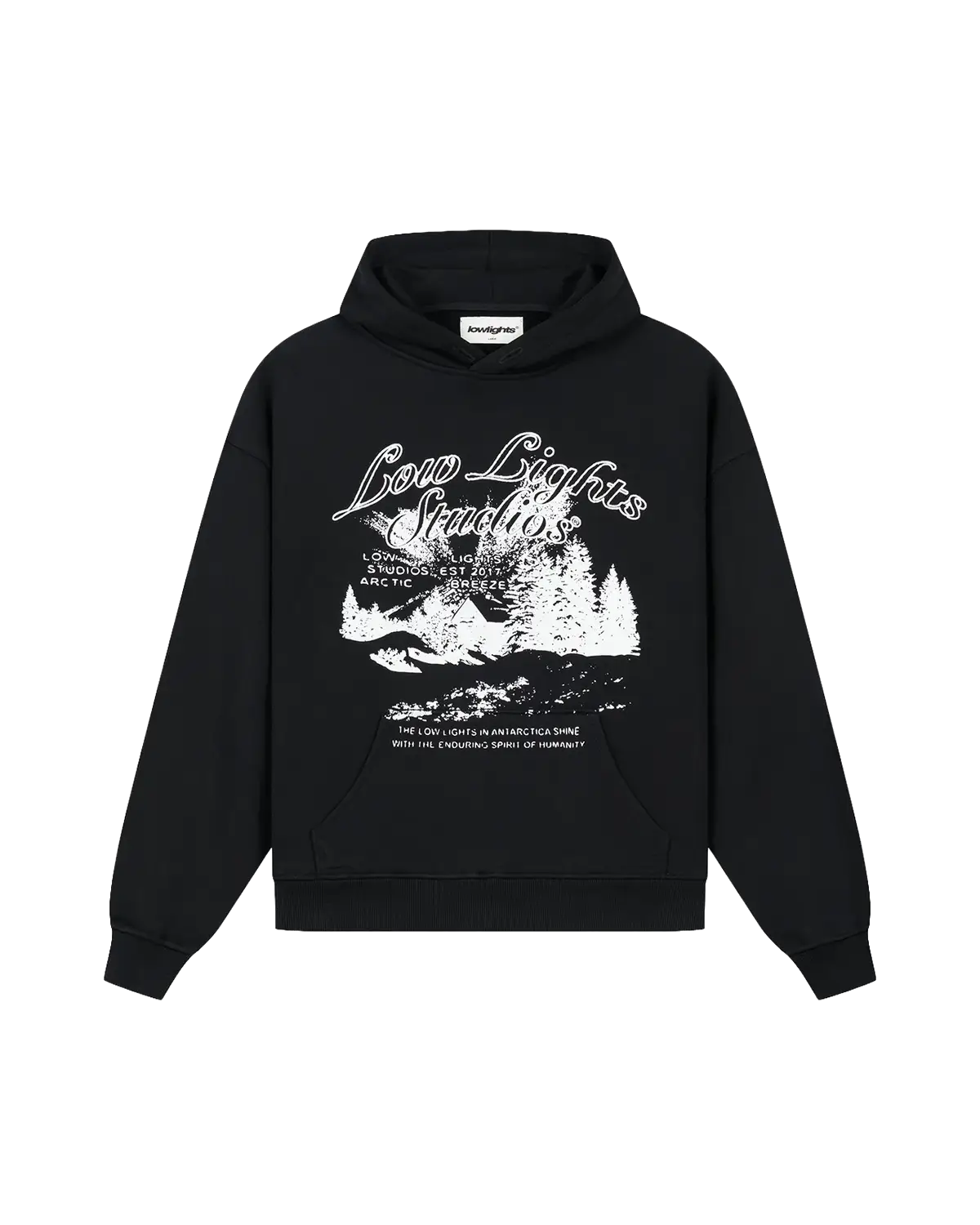 Low Lights Arctic Breeze Hoodie Black Low Lights Arctic Breeze Hoodie Black