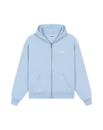 Low Lights Basic Zip Hoodie Baby Blue
