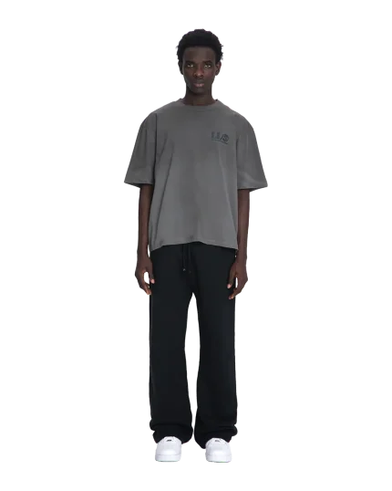 Low Lights Circular T Shirt Graphite Dirty Wash (3)