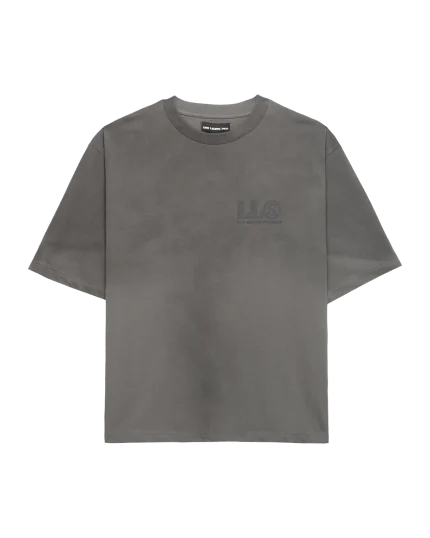 Low Lights Circular T Shirt Graphite Dirty Wash (4)