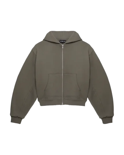 Low Lights Combat Bomber Zip Hoodie Washed Beige (4)