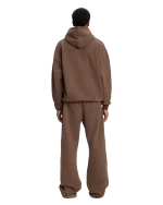 Low Lights Core Zip Hoodie Dark Earth (1)