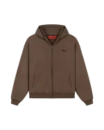 Low Lights Core Zip Hoodie Dark Earth (5)