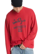Low Lights Marrakech 25 Waffle Longsleeve Red (10)