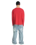 Low Lights Marrakech 25 Waffle Longsleeve Red (8)