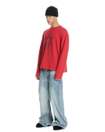 Low Lights Marrakech 25 Waffle Longsleeve Red (9)