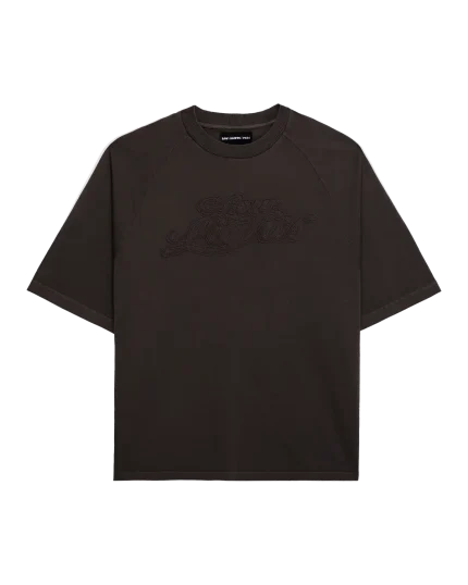 Low Lights Mirage Raglan T Shirt Cocoa Acid Wash (1)