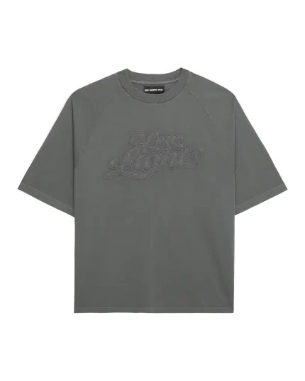 Low Lights Mirage Raglan T Shirt Graphite Acid Wash (1)