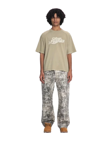 Low Lights Mirage Raglan T Shirt Taupe Acid Wash (4)