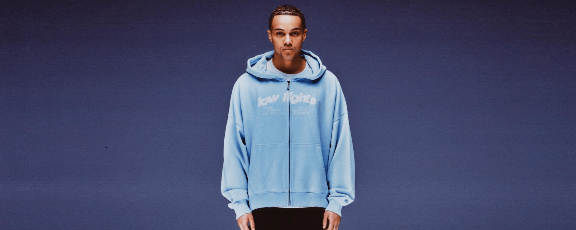 Lowlights hoodie blue Lowlights hoodie blue