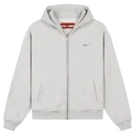 CORE ZIP HOODIE HEATHER GREY