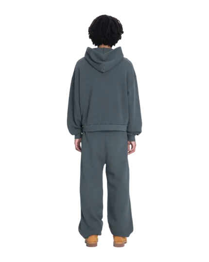 Lmnts zip hoodie grey stone washss