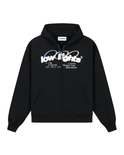 Low Lights Arctic Breeze Hoodie Black (1)