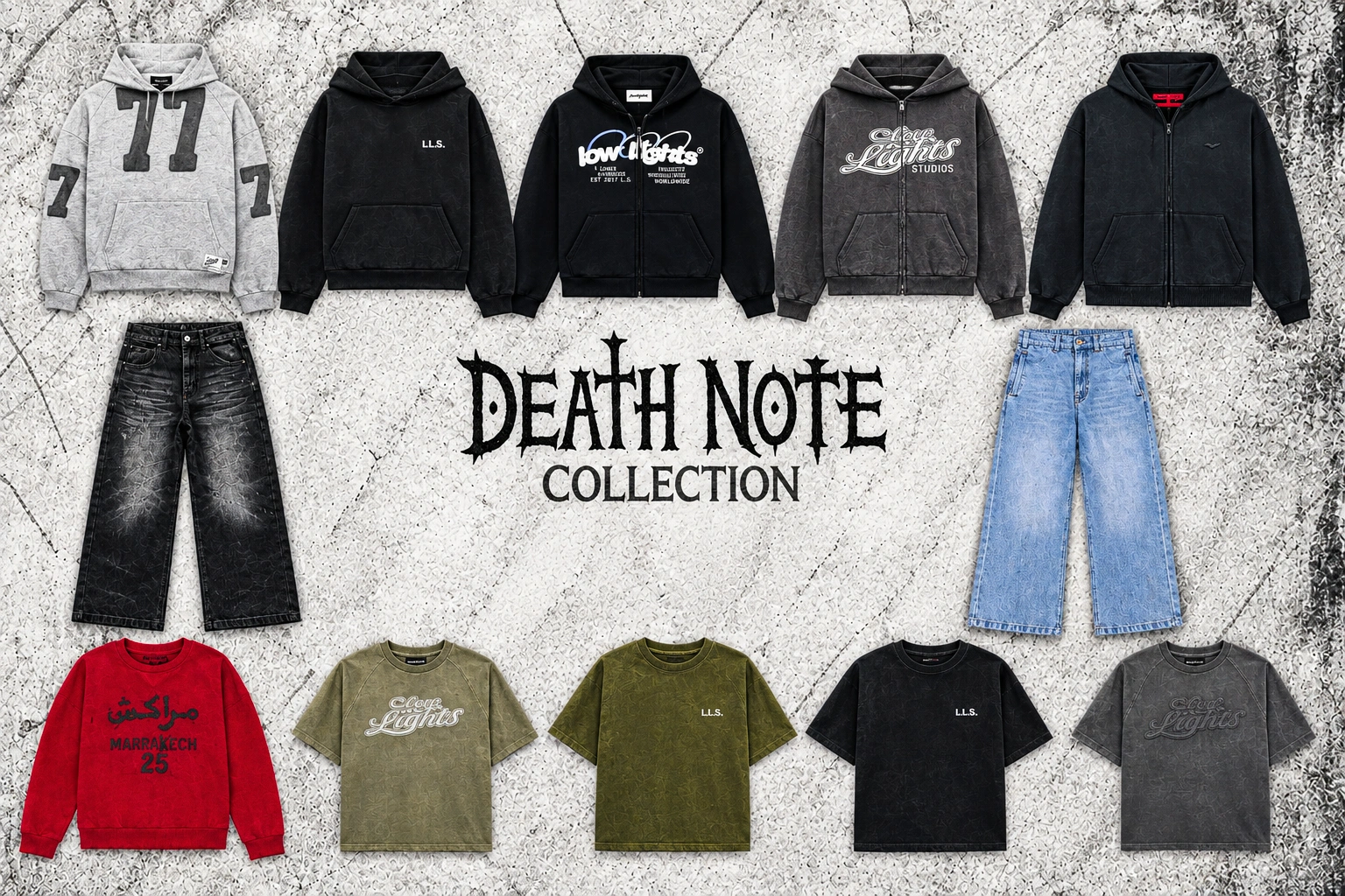 low lights clothing banner